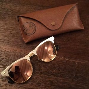 Authentic Metal Ray Bans- Club Round Retro